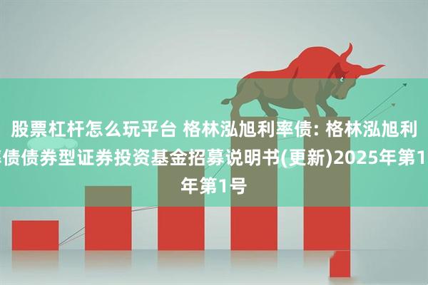 股票杠杆怎么玩平台 格林泓旭利率债: 格林泓旭利率债债券型证券投资基金招募说明书(更新)2025年第1号