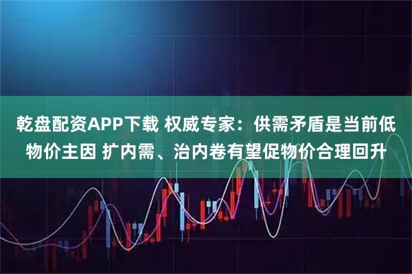 乾盘配资APP下载 权威专家:供需矛盾是当前低物价主因 扩内需、治内卷有望促物价合理回升